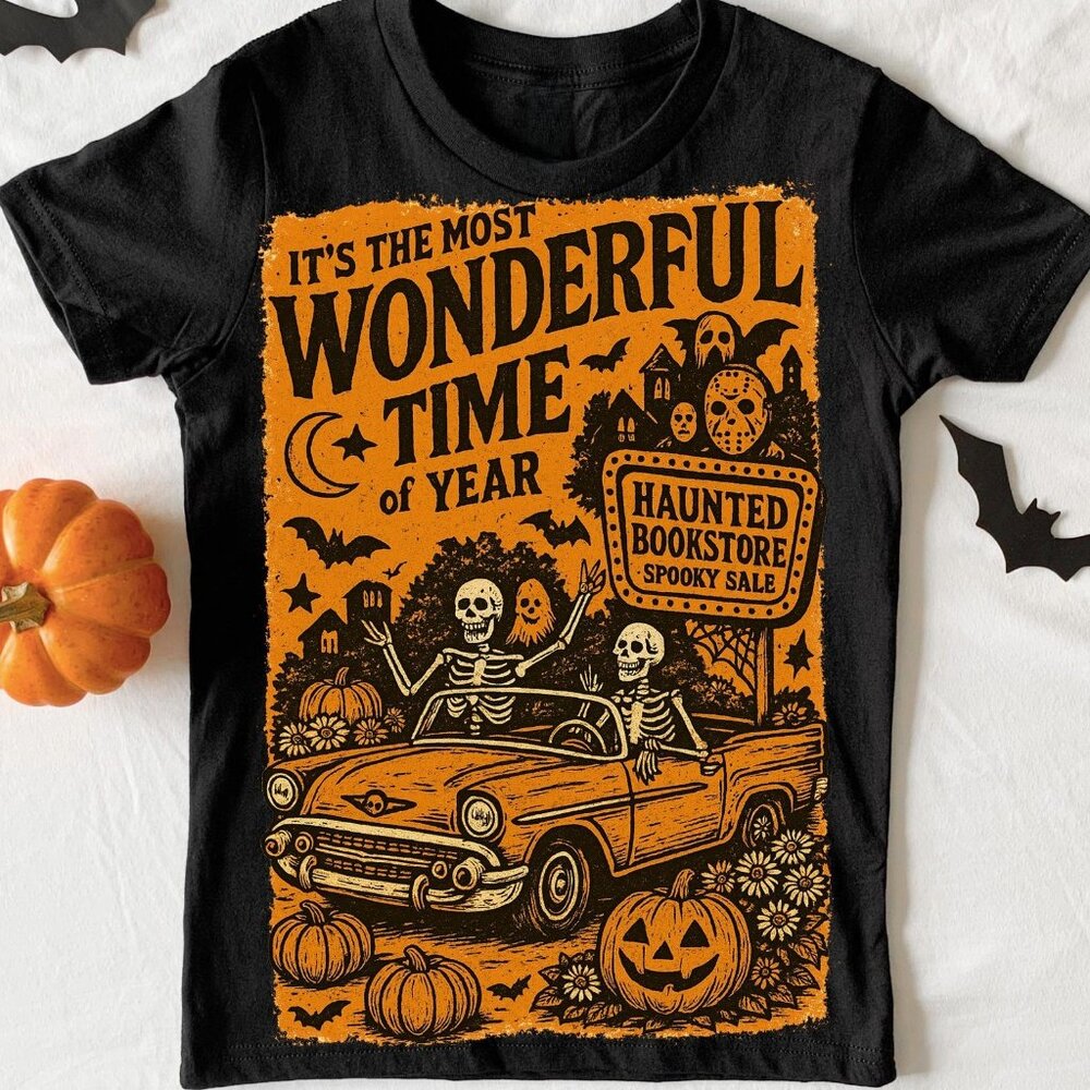It's the Most Wonderful Time of the Year Halloween Tee - Picture 1 of 3
